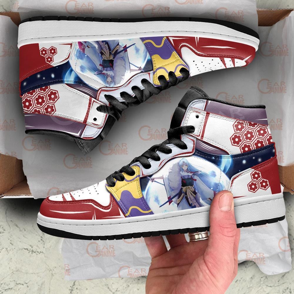 Sesshomaru JD1s Sneakers Inuyasha Anime Shoes, Air Jordan Hightop