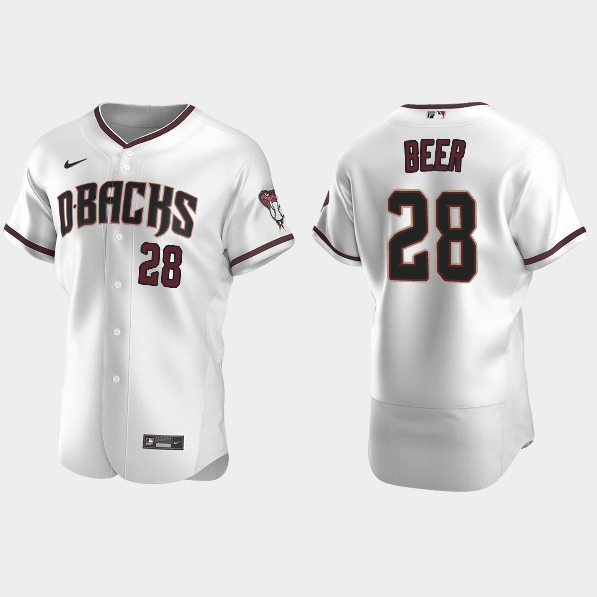 Seth Beer Arizona Diamondbacks Home Jersey - White