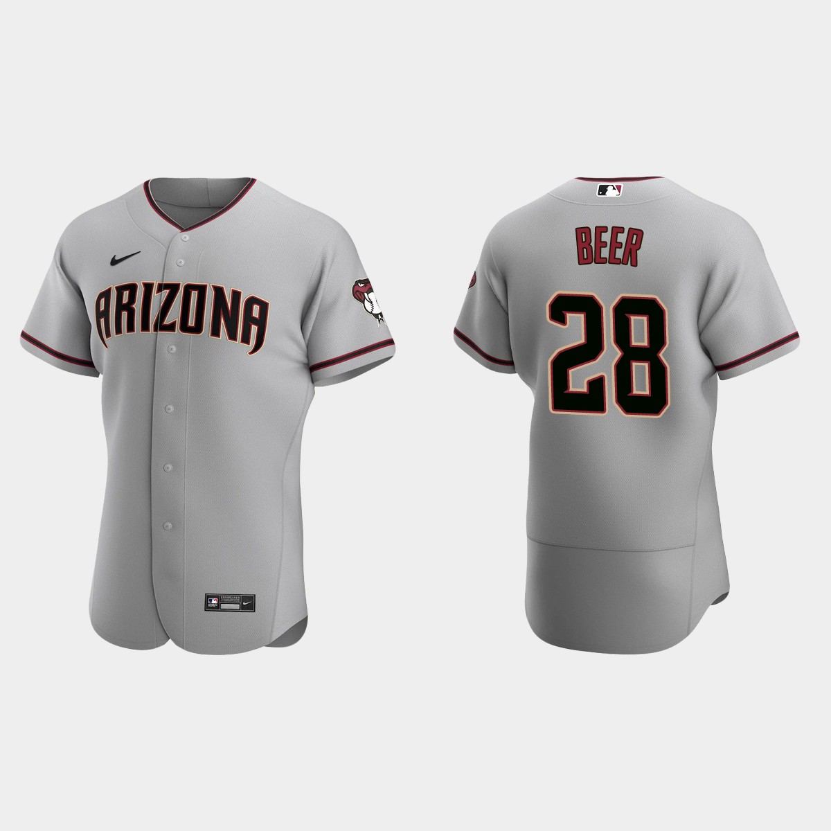 Seth Beer Arizona Diamondbacks Road Jersey - Gray