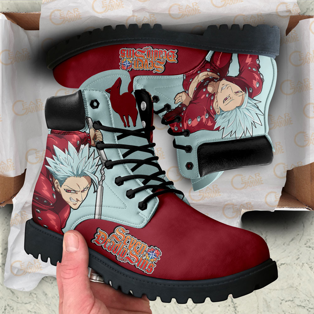 Seven Deadly Sins Ban Boots Custom Anime Shoes
