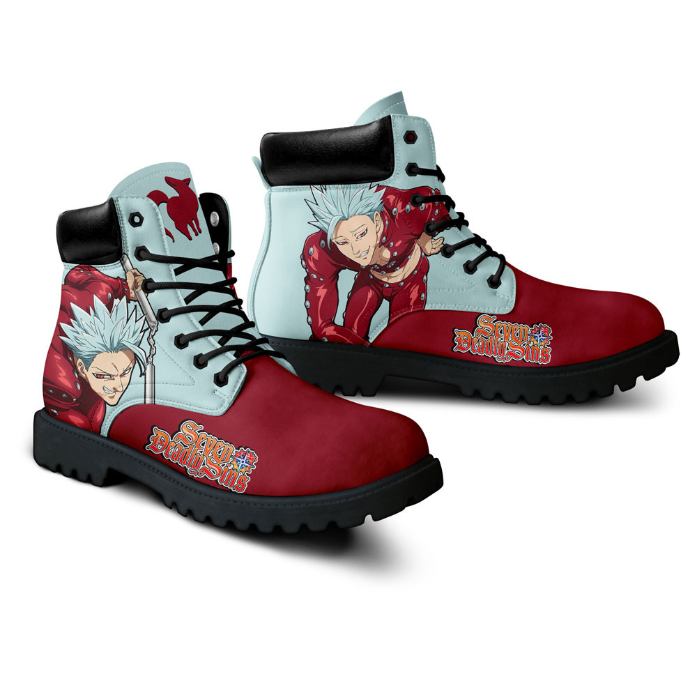 Seven Deadly Sins Ban Boots Custom Anime Shoes