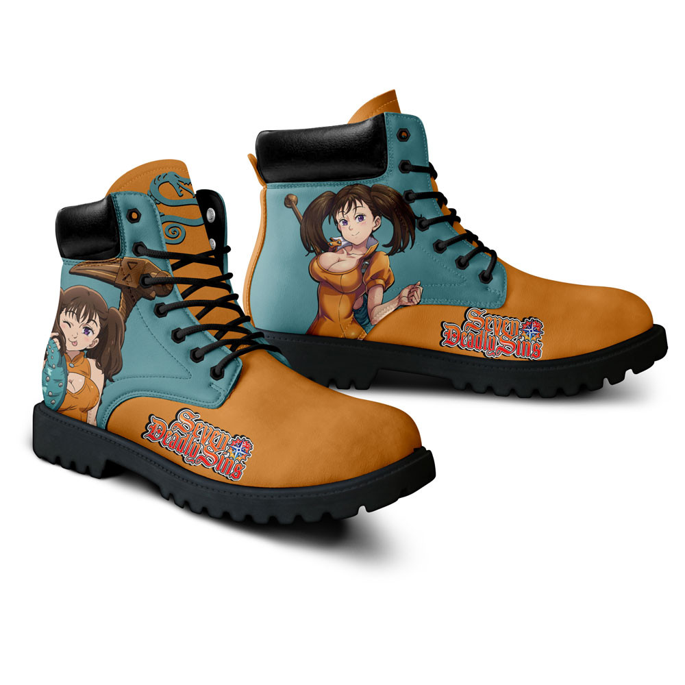 Seven Deadly Sins Diane Boots Custom Anime Shoes