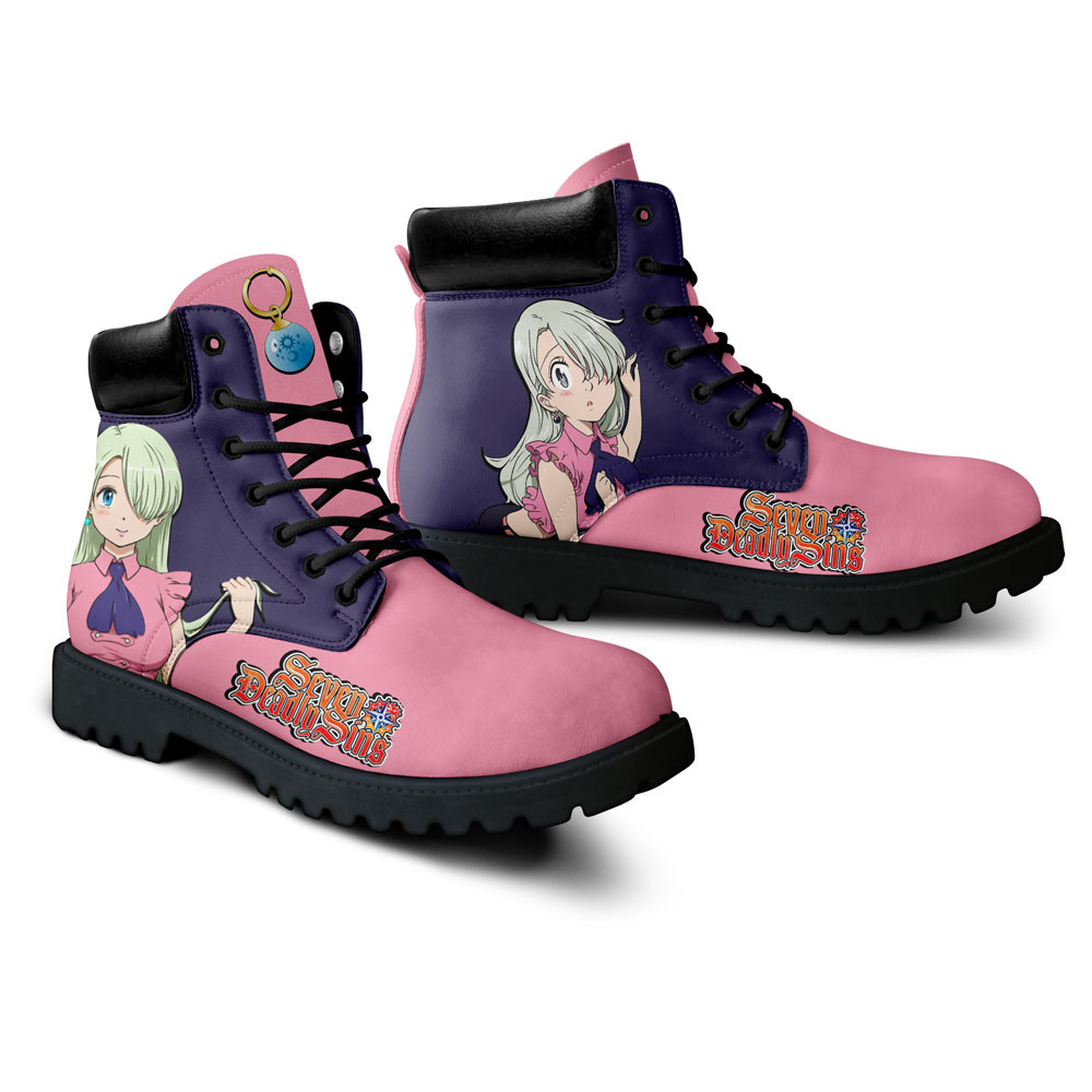 Seven Deadly Sins Elizabeth Liones Boots Custom Anime Shoes