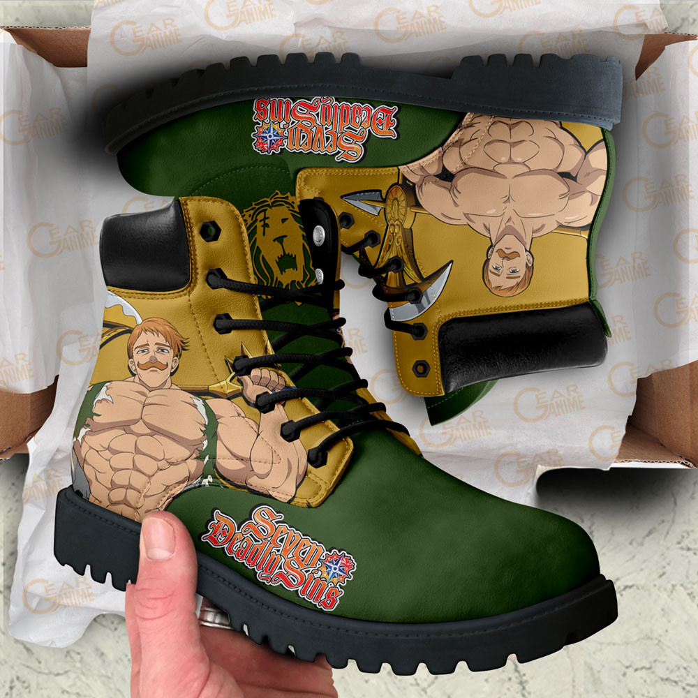 Seven Deadly Sins Escanor Boots Custom Anime Shoes