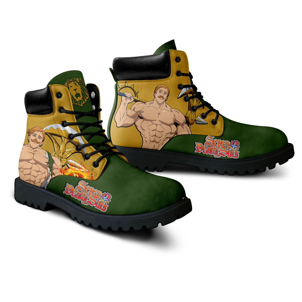 Seven Deadly Sins Escanor Boots Custom Anime Shoes