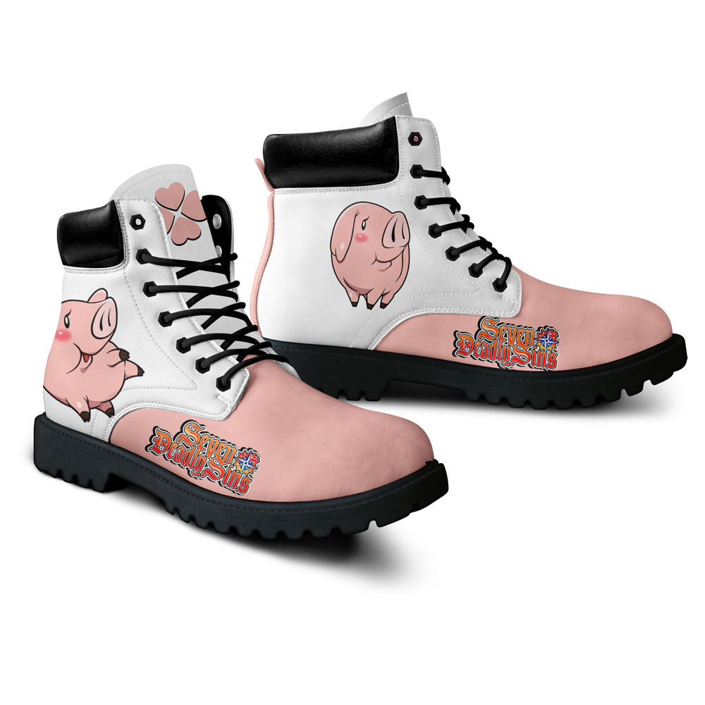 Seven Deadly Sins Hawk Boots Custom Anime Shoes