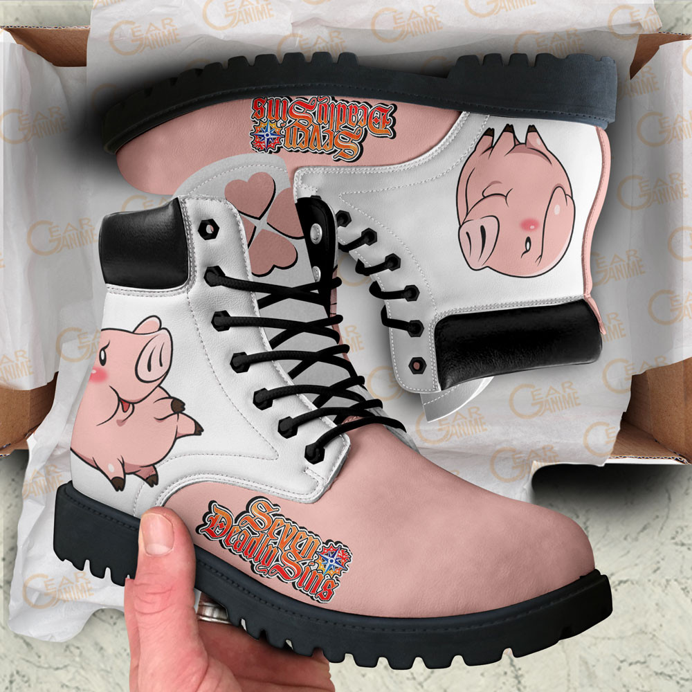 Seven Deadly Sins Hawk Boots Custom Anime Shoes