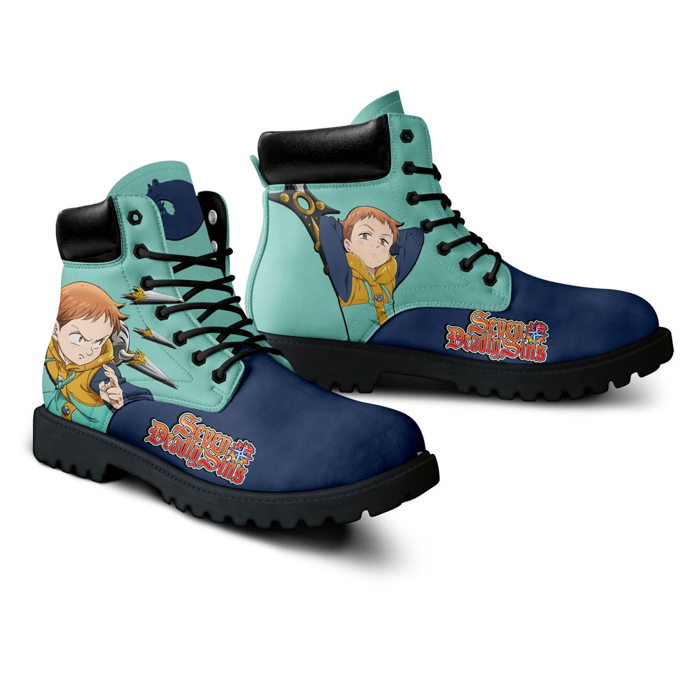 Seven Deadly Sins King Boots Custom Anime Shoes