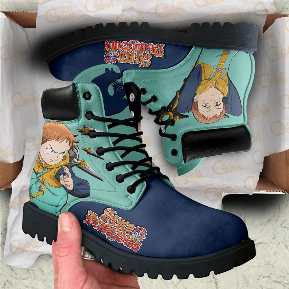 Seven Deadly Sins King Boots Custom Anime Shoes