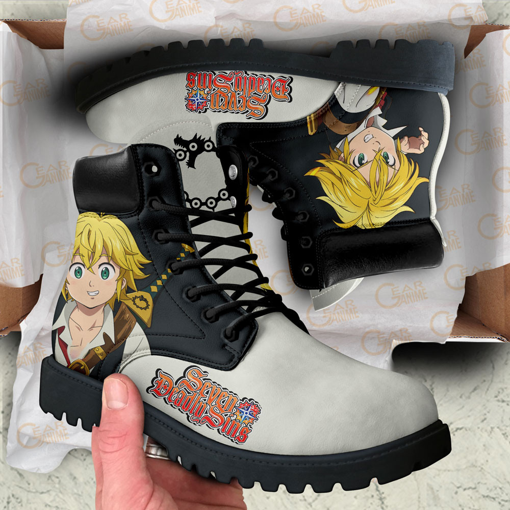 Seven Deadly Sins Meliodas Boots Custom Anime Shoes