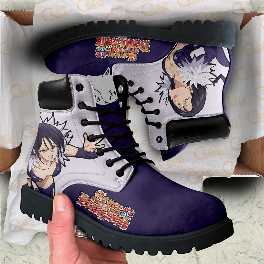 Seven Deadly Sins Merlin Boots Custom Anime Shoes