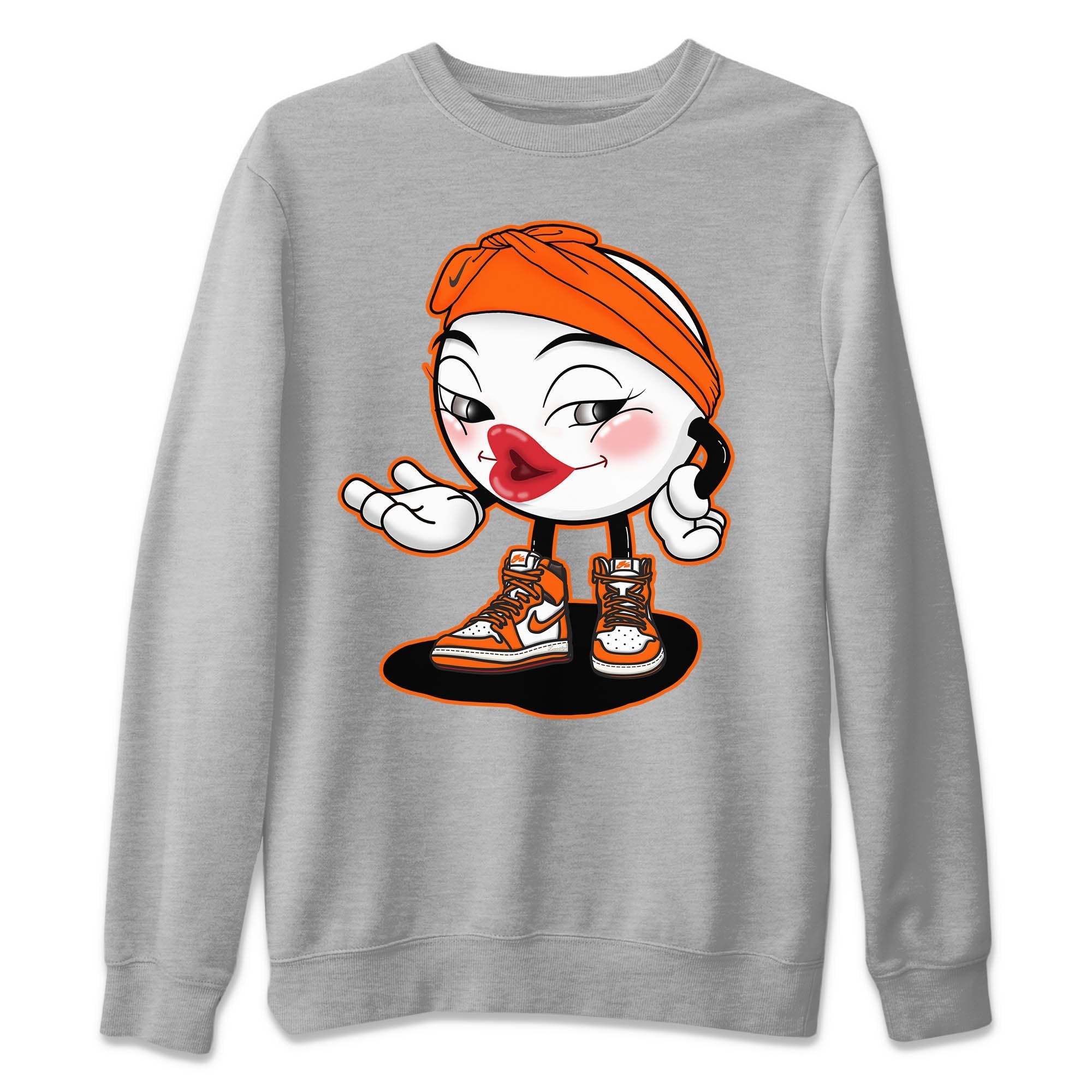 Sexy Emoji Unisex Sweater – Air Jordan 1 Starfish, Sneakers Matching Sweater