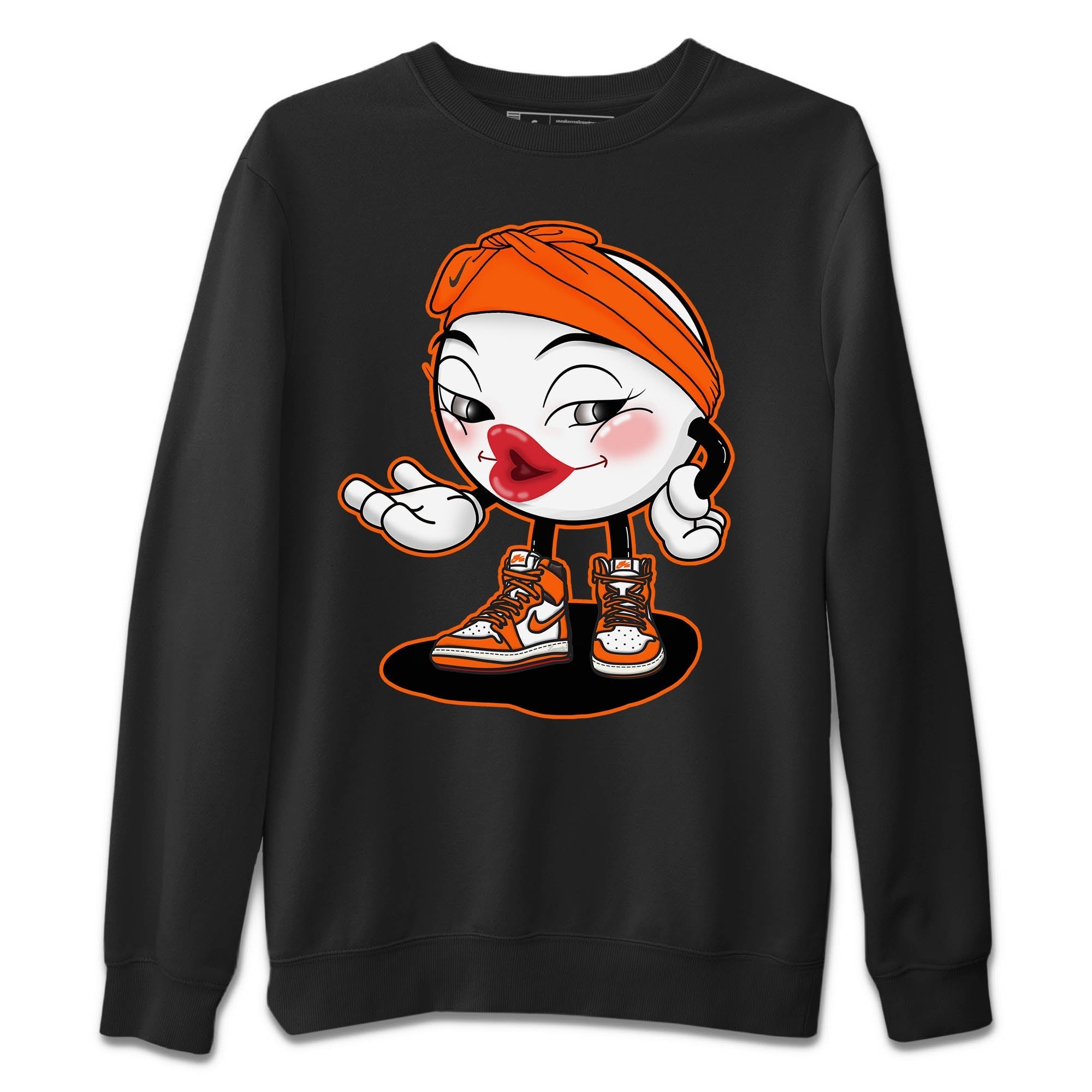 Sexy Emoji Unisex Sweater – Air Jordan 1 Starfish, Sneakers Matching Sweater