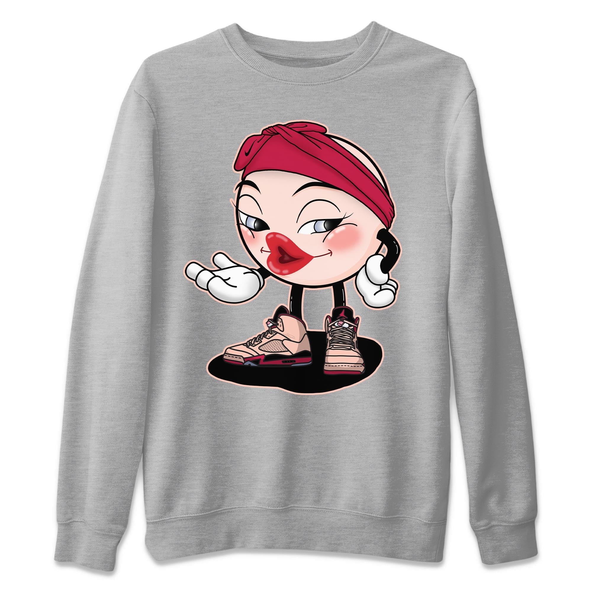 Sexy Emoji Unisex Sweater – Air Jordan 5 Girls That Hoop, Sneakers Matching Sweater
