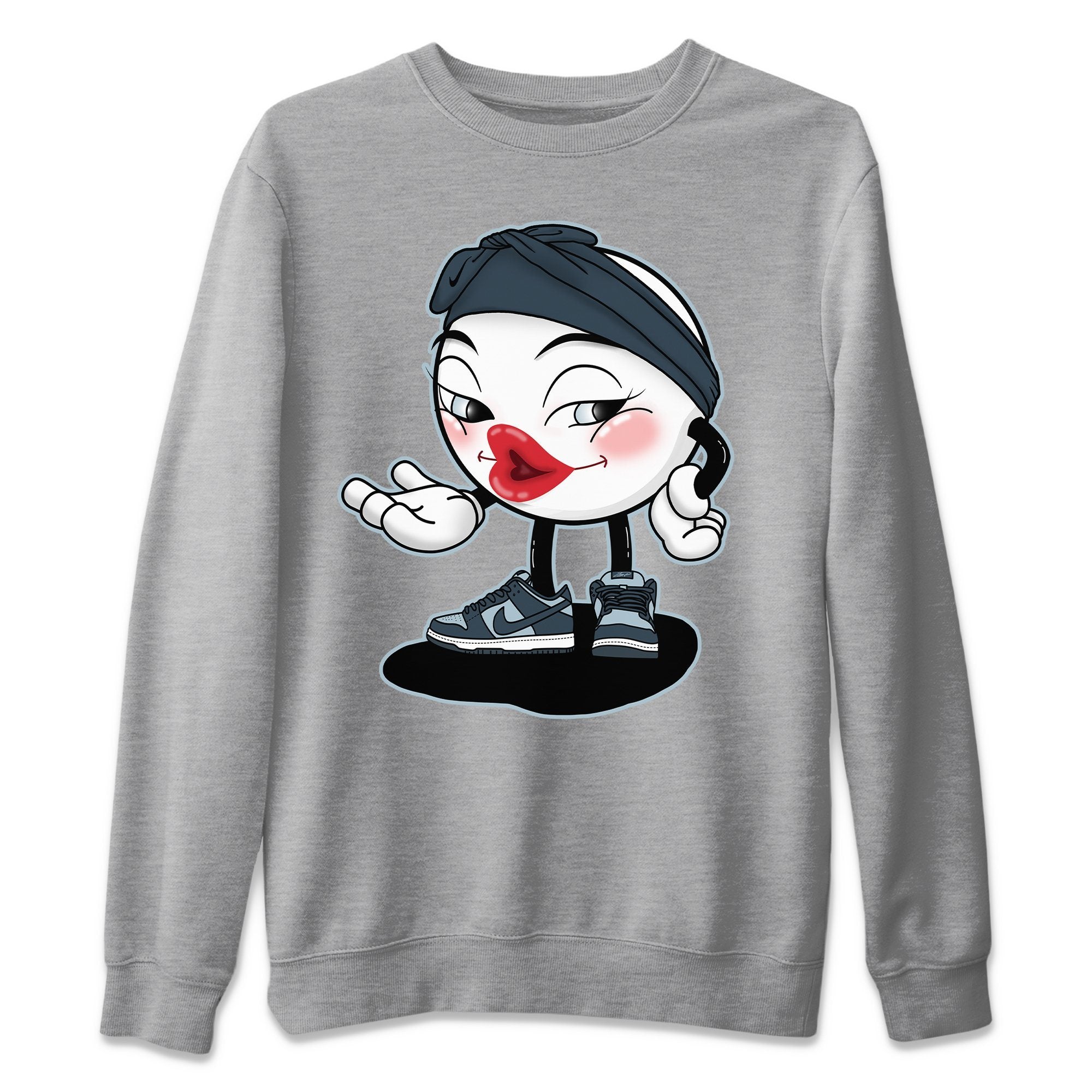 Sexy Emoji Unisex Sweater – Dunk championship Grey, Sneakers Matching Sweater