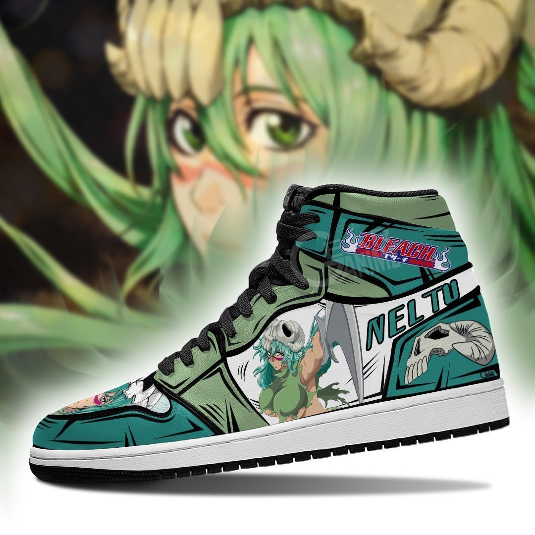 Sexy Nelliel Tu Odelschwanck JD1s Sneakers Bleach Anime Shoes Fan Gift Idea, Air Jordan Hightop