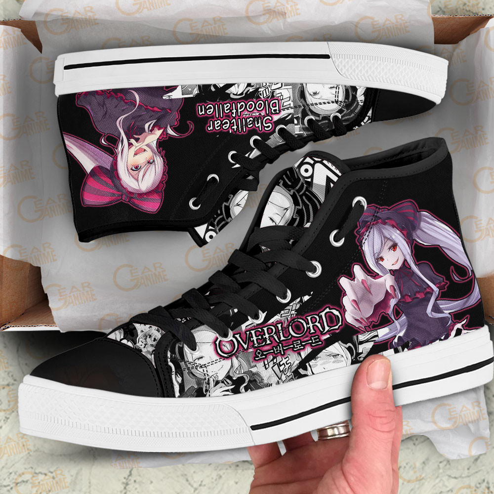 Shalltear Bloodfallen High Top Shoes Custom Overlord Anime Sneakers