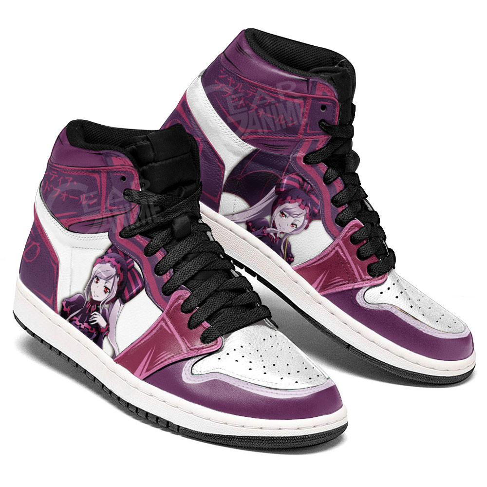 Shalltear Bloodfallen JD1s Sneakers Overlord Anime Shoes, Air Jordan Hightop