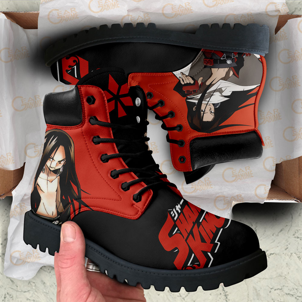 Shaman King Hao Asakura Boots Anime Custom Shoes