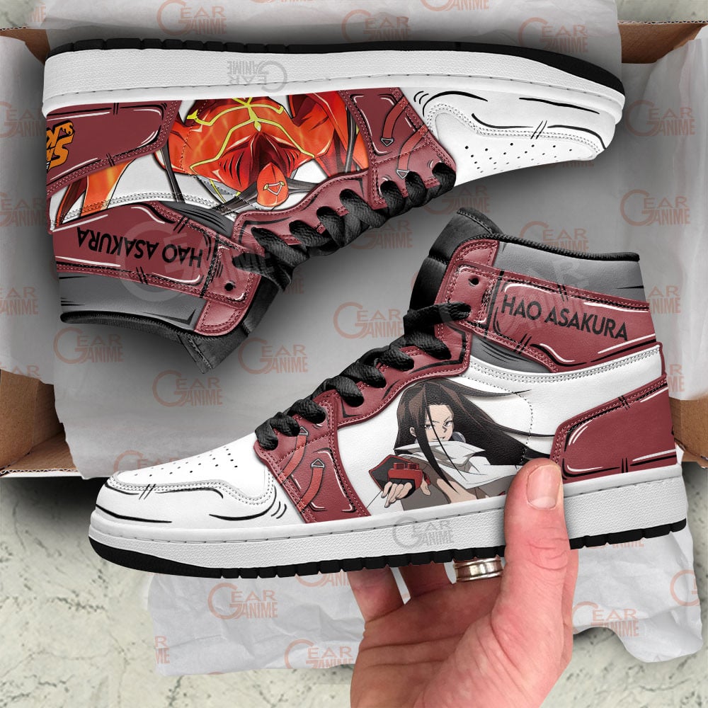 Shaman King Hao Asakura Shoes For Anime Fans, Air Jordan Hightop