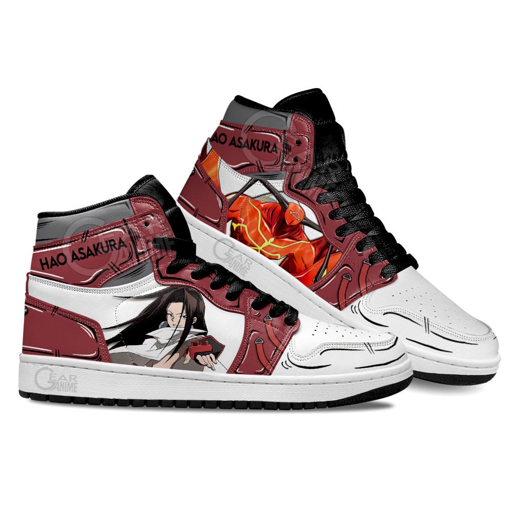 Shaman King Hao Asakura Shoes For Anime Fans, Air Jordan Hightop