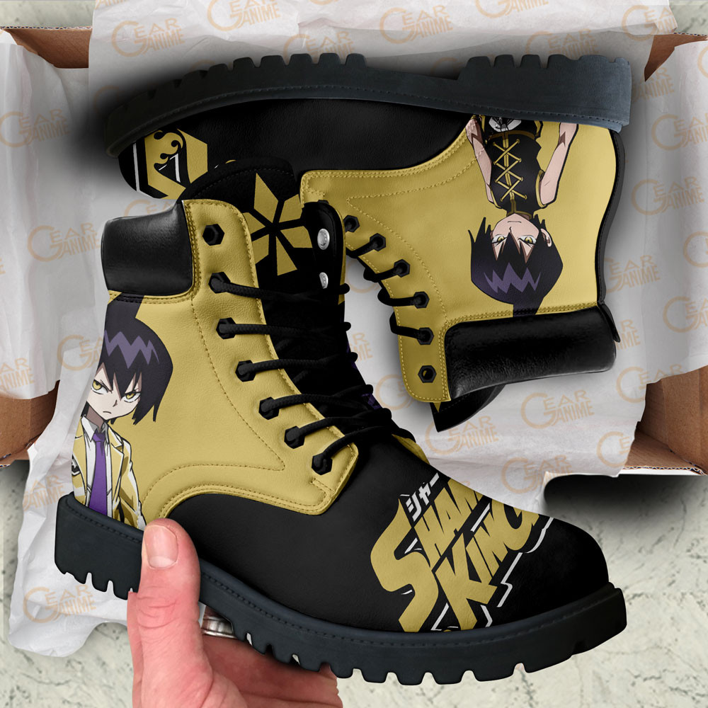 Shaman King Tao Ren Boots Anime Custom Shoes