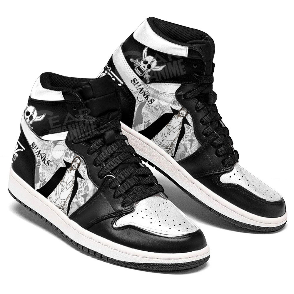 Shanks JD1s Sneakers One Piece Shoes Manga Style, Air Jordan Hightop