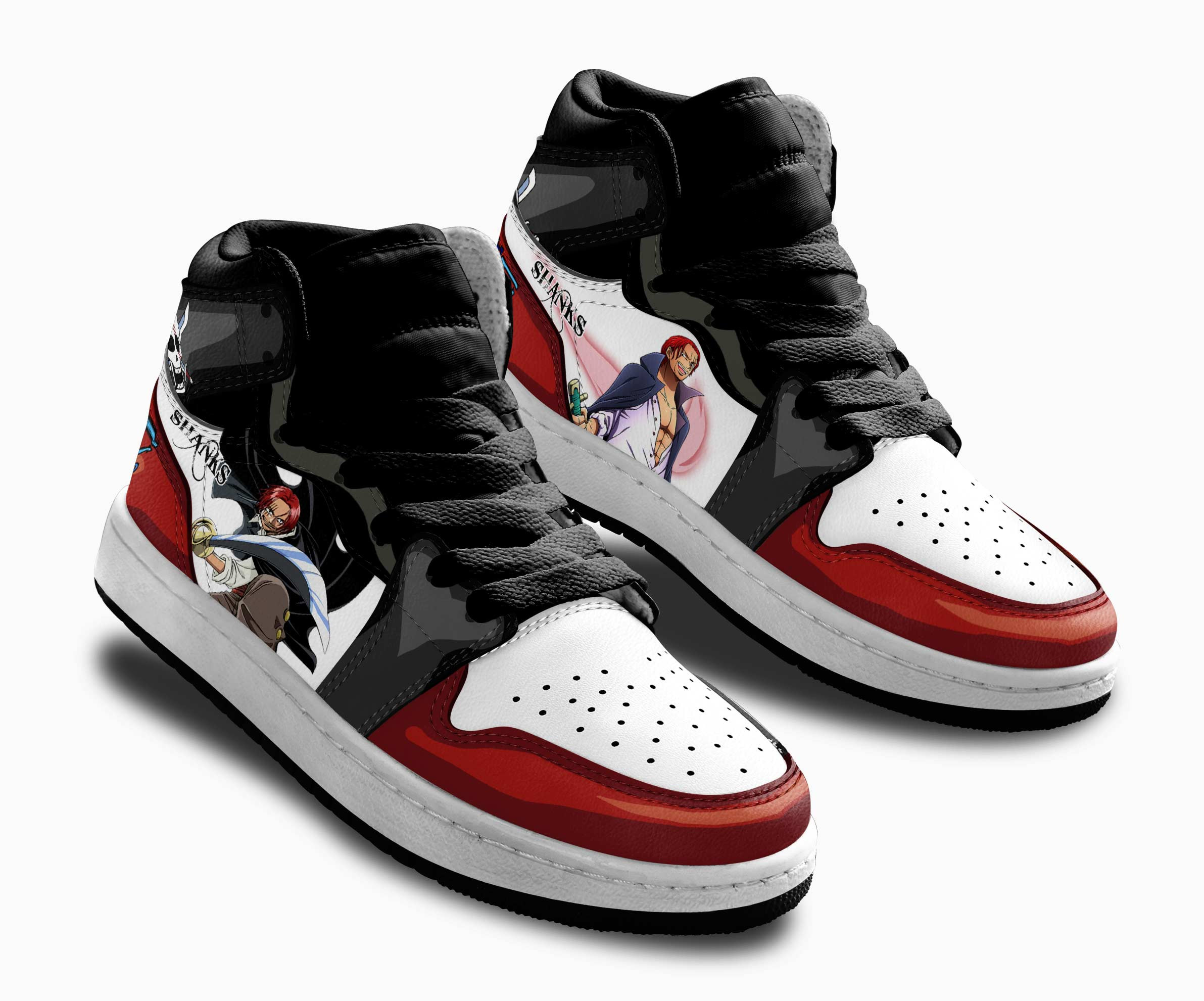 Shanks Kids Sneakers Custom One Piece Anime Shoes For Kids