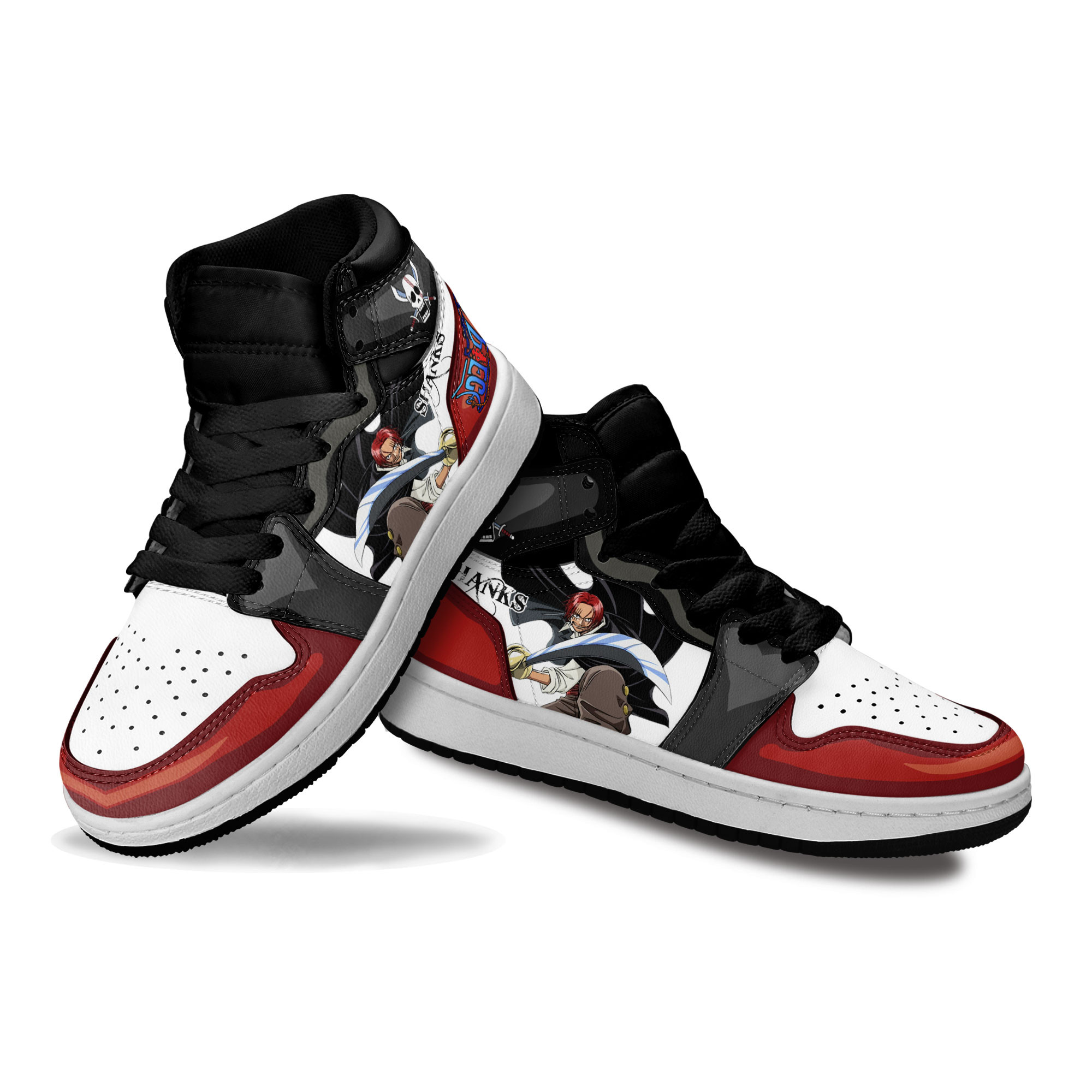 Shanks Kids Sneakers Custom One Piece Anime Shoes For Kids