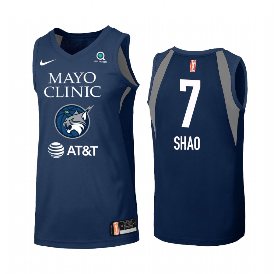 Shao Ting Minnesota Lynx WNBA Primary Women's Blue Jersey