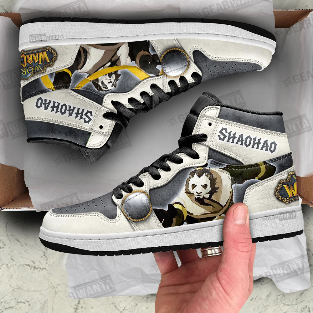 Shaohao World of Warcraft JD Sneakers Shoes For Fans, Air Jordan Hightop