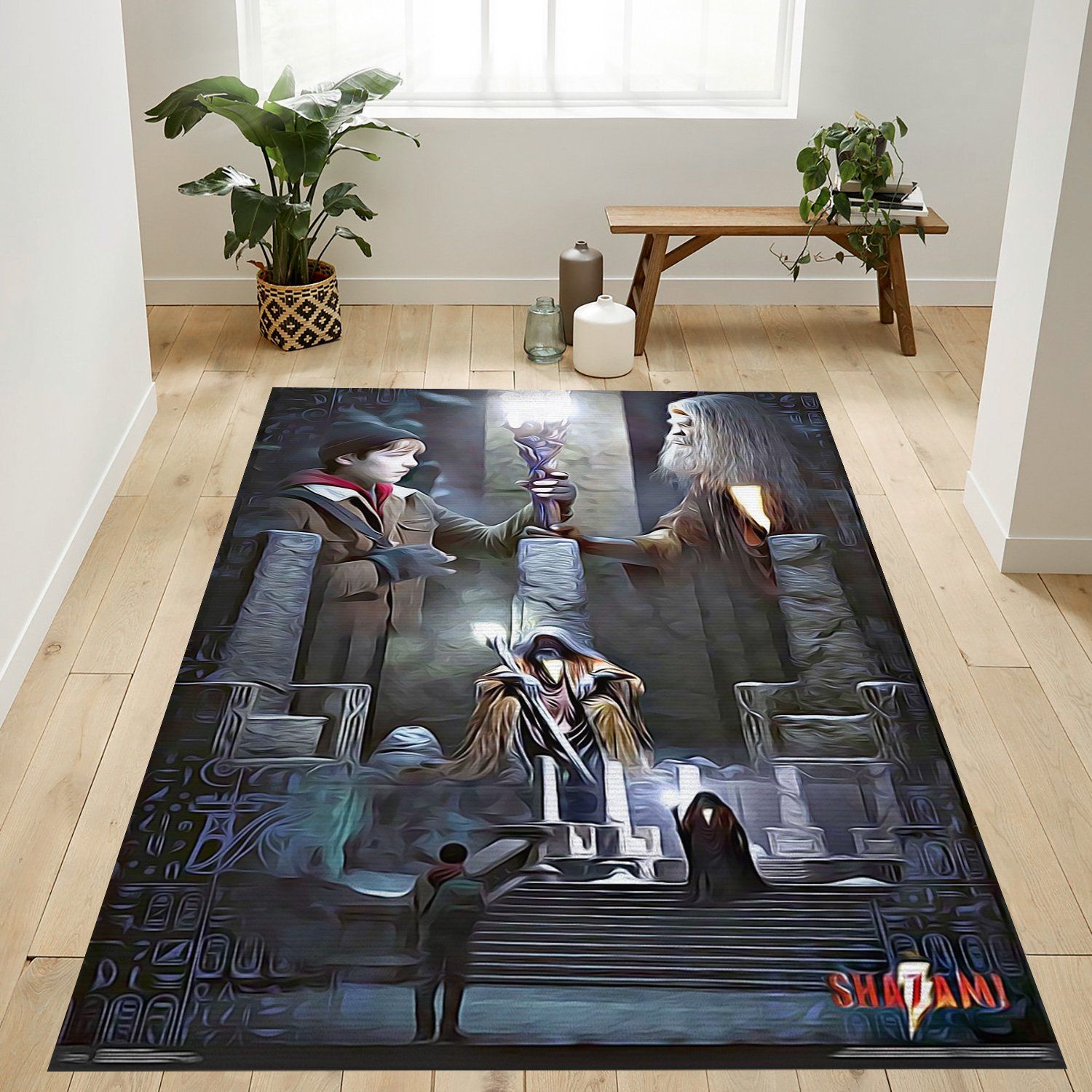Shazam The Wizard Rectangle Rug – Custom Size And Printing