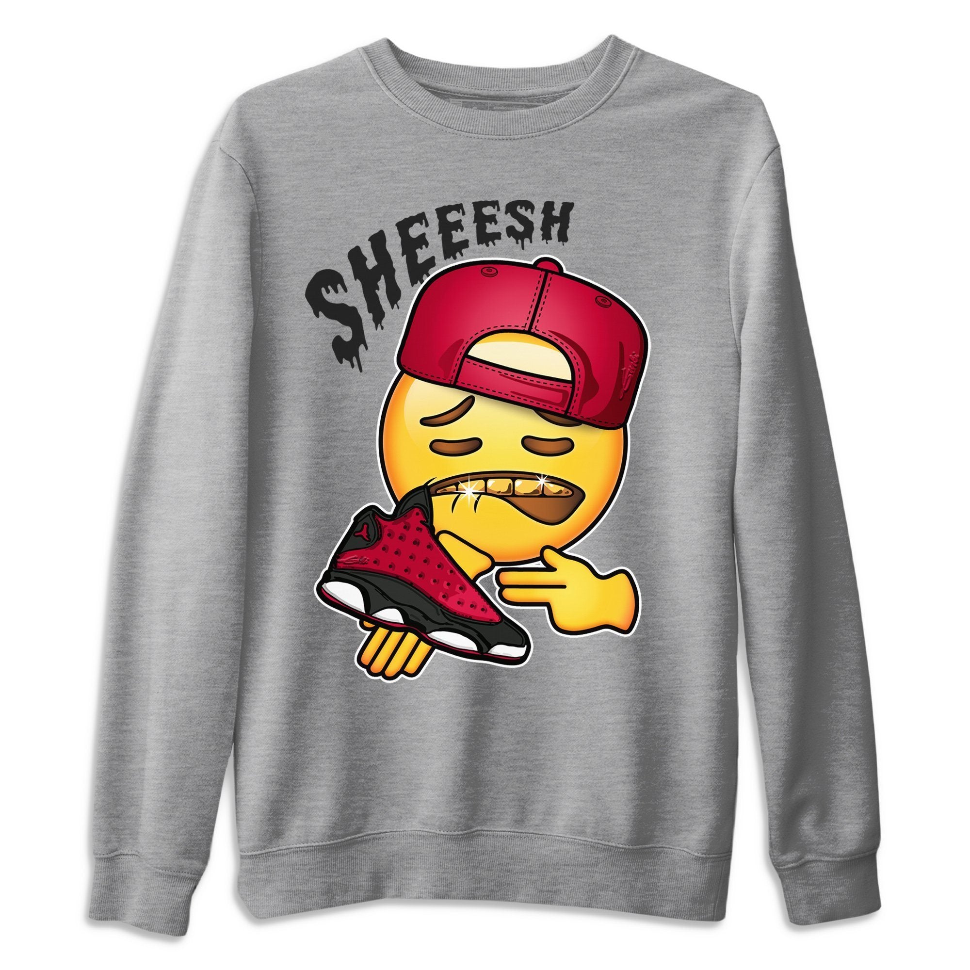 Sheesh Unisex Sweater – Air Jordan 13 Very Berry, Sneakers Matching Sweater