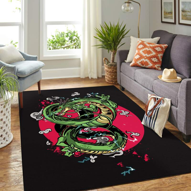 Shenron Dragon Ball Carpet Floor Area Rectangle Rug