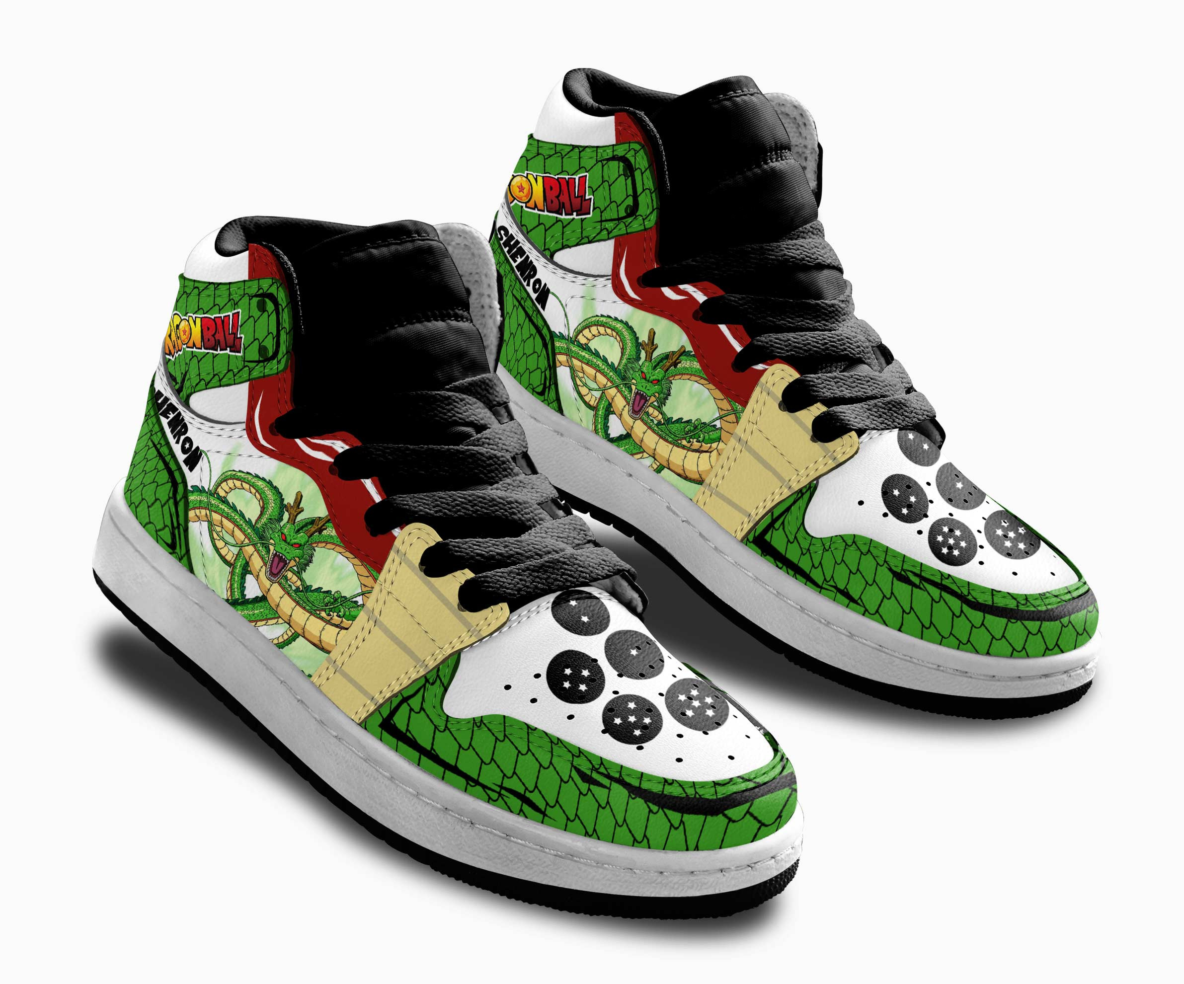 Shenron Kids Sneakers Custom Anime Dragon Ball Shoes For Kids