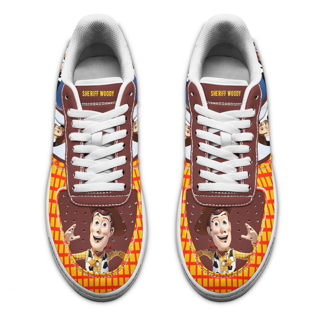 Sheriff Woody Toy Story Air Sneakers Custom Cartoon Shoes