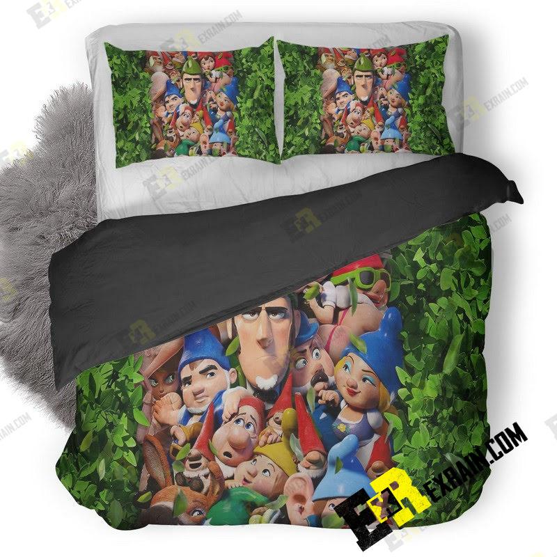 Sherlock Gnomes 8K 2L 3D Customized Duvet Cover Bedding Set