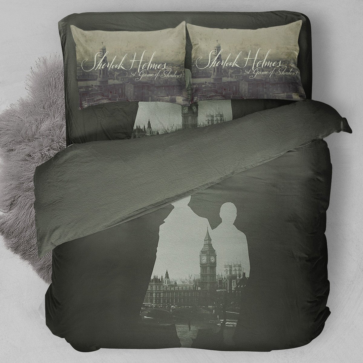 Sherlock Homes-Big Ben Duvet Cover Bedding Set