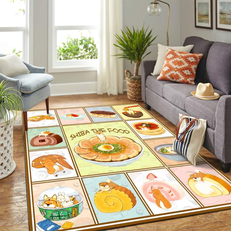 Shiba The Food Mk Carpet Area Rectangle Rug