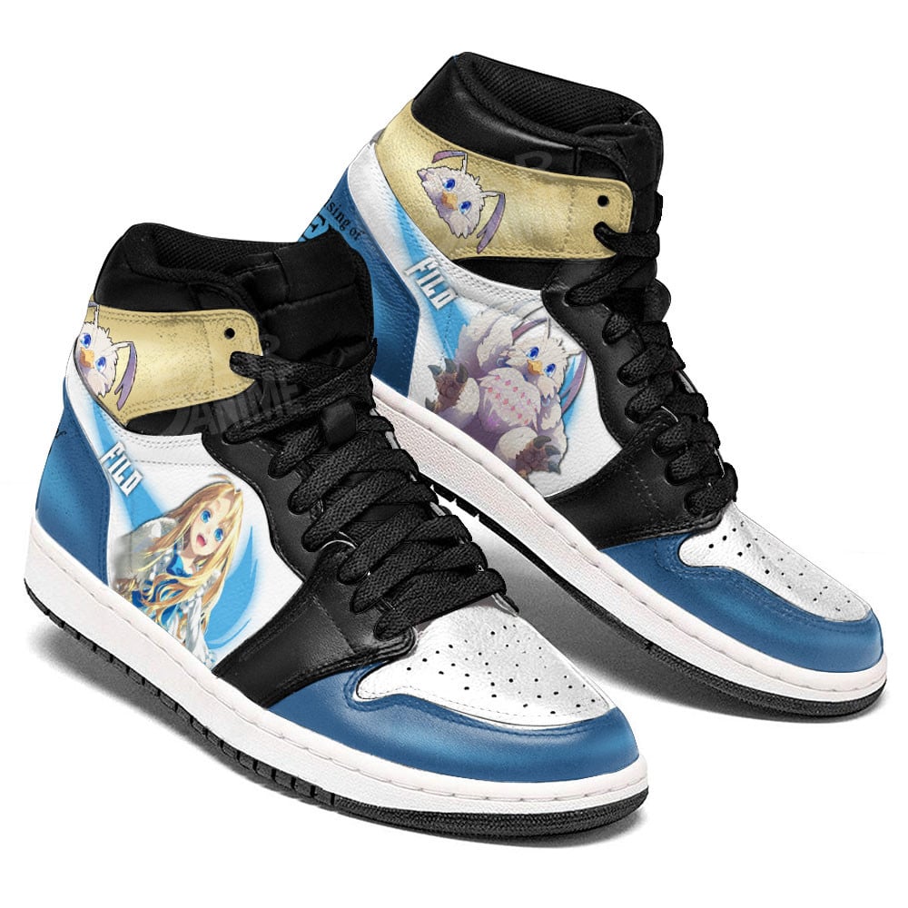 Shield Hero Filo JD1s Sneakers Anime Shoes, Air Jordan Hightop