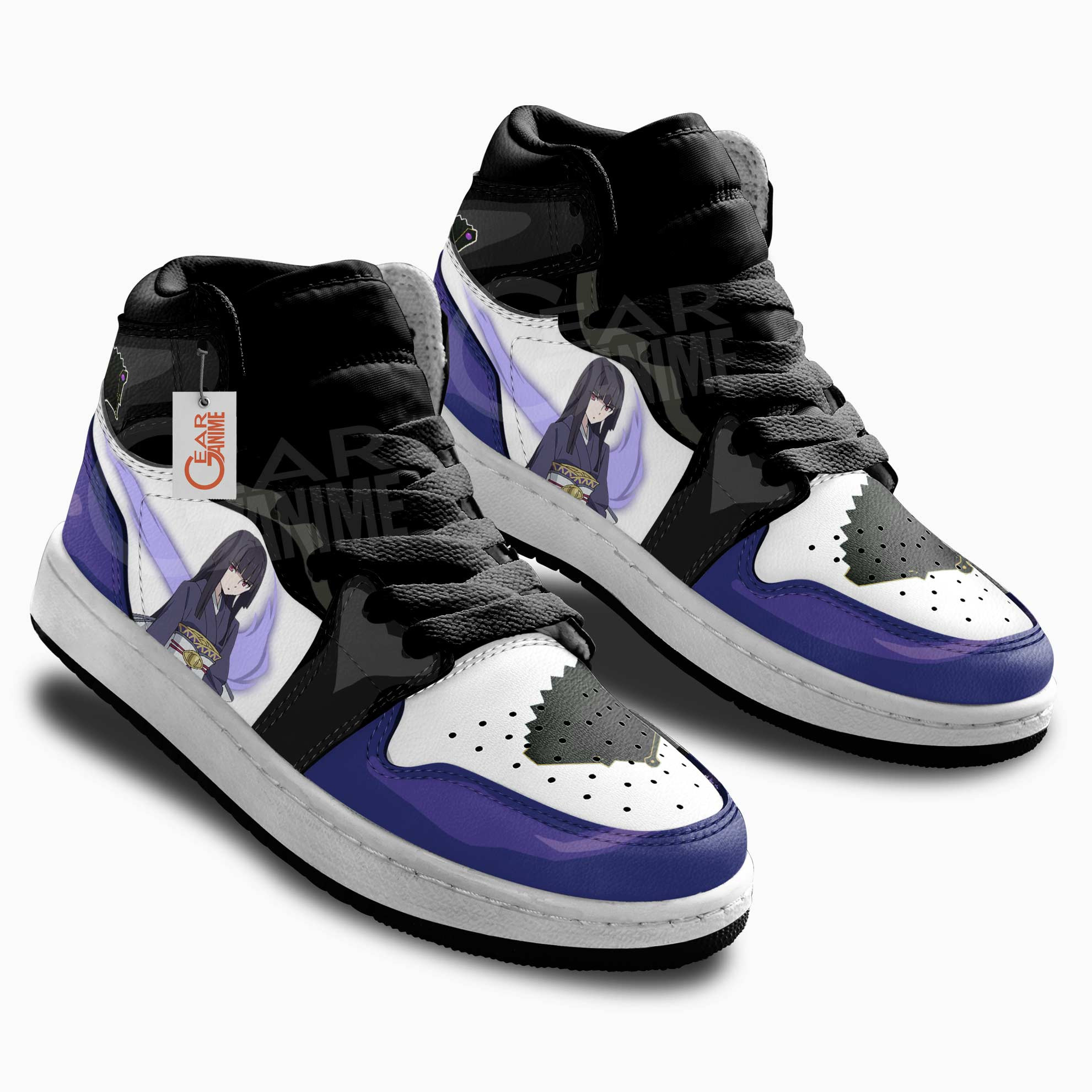 Shield Hero Glass Anime Kids Custom Sneakers