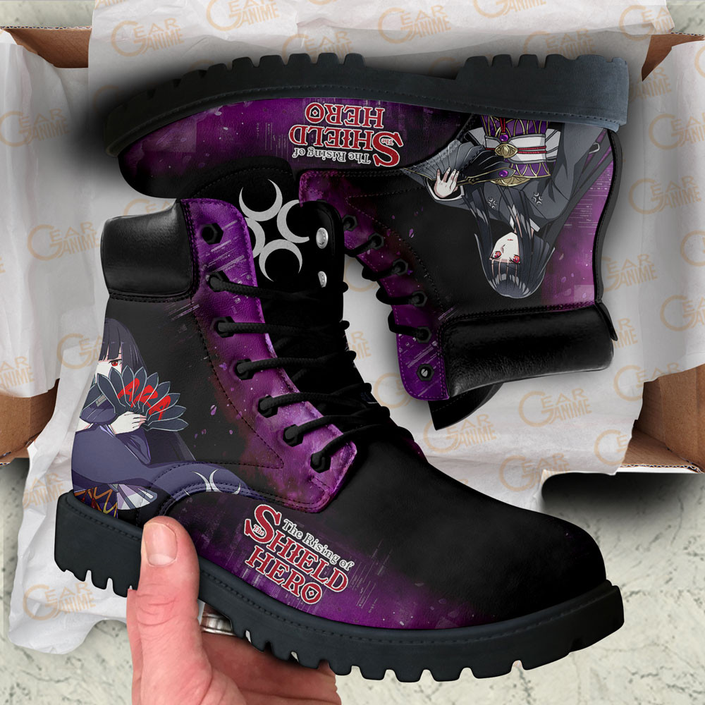 Shield Hero Glass Boots Anime Custom Shoes
