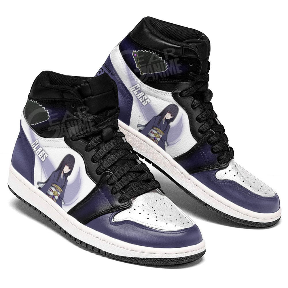 Shield Hero Glass JD1s Sneakers Anime Shoes, Air Jordan Hightop