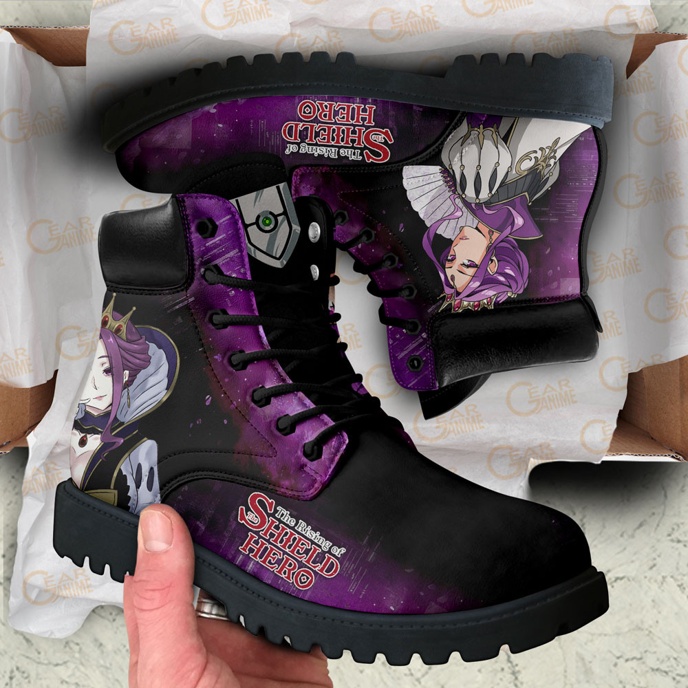 Shield Hero Mirellia Q Melromarc Boots Anime Custom Shoes