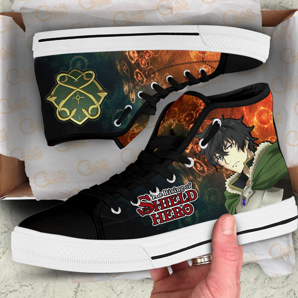 Shield Hero Naofumi Chimera Viper Shield Anime Custom High Top Shoes