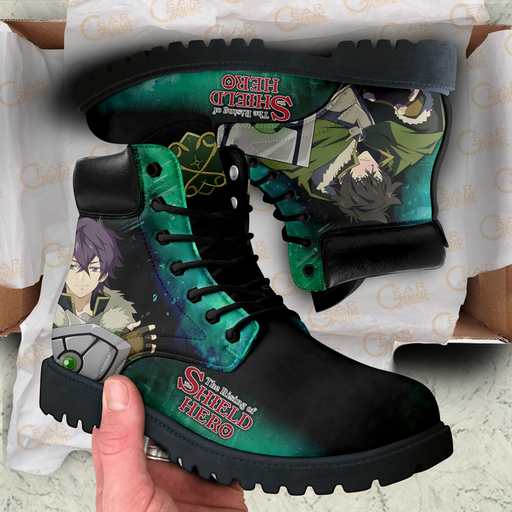 Shield Hero Naofumi Chimera Viper Shield Boots Anime Custom Shoes