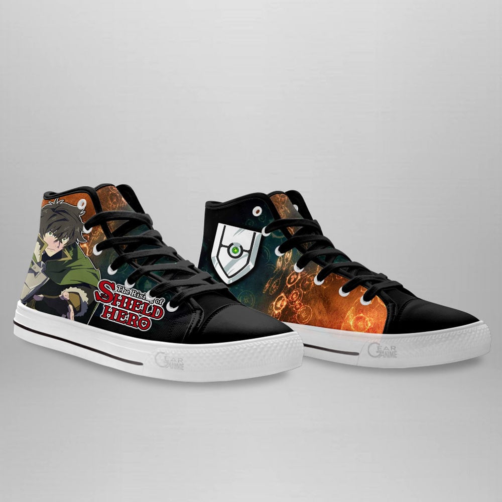 Shield Hero Naofumi Main Shield Anime Custom High Top Shoes