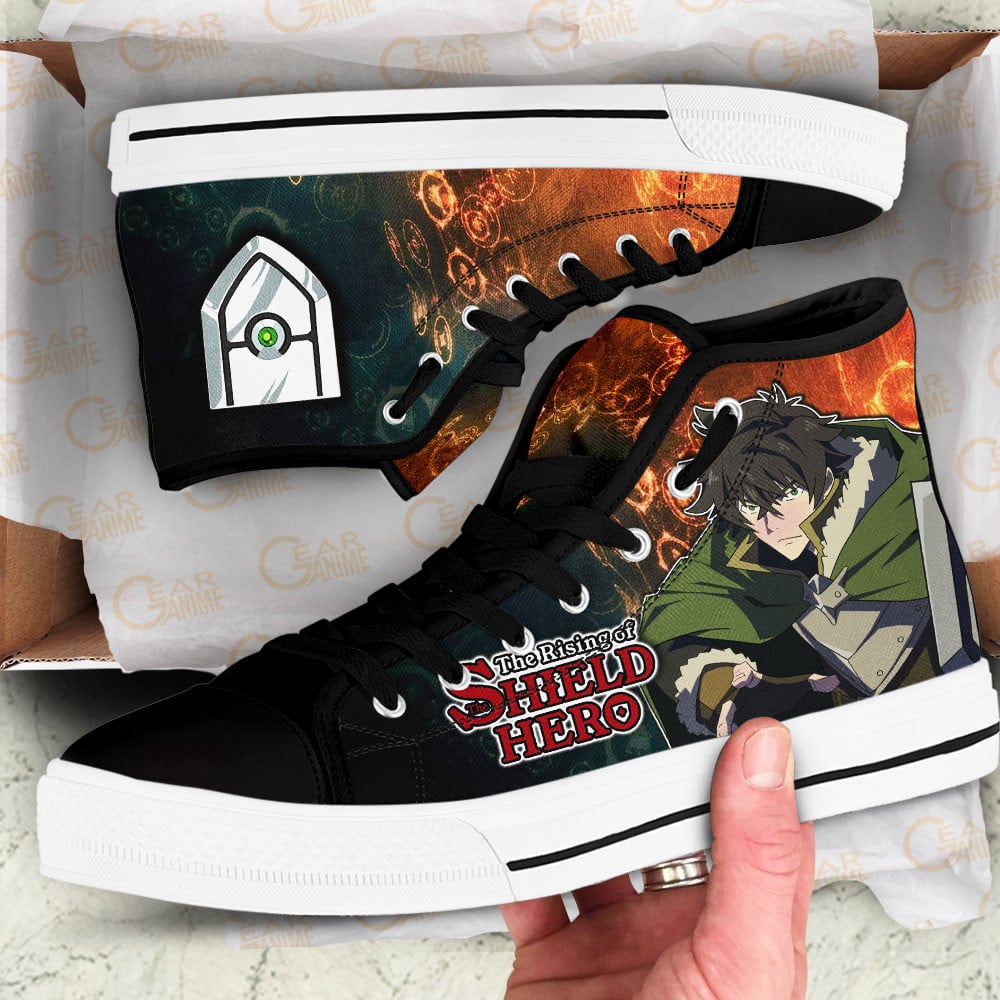 Shield Hero Naofumi Main Shield Anime Custom High Top Shoes