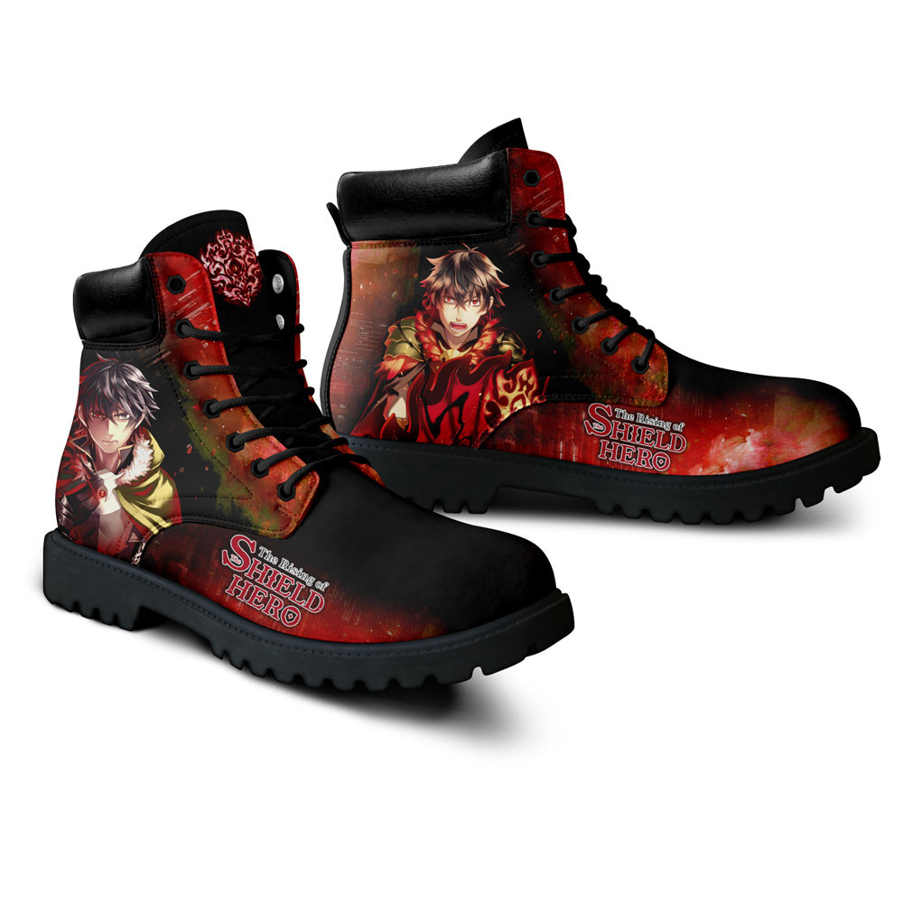 Shield Hero Naofumi Shield of Wrath Boots Anime Custom Shoes