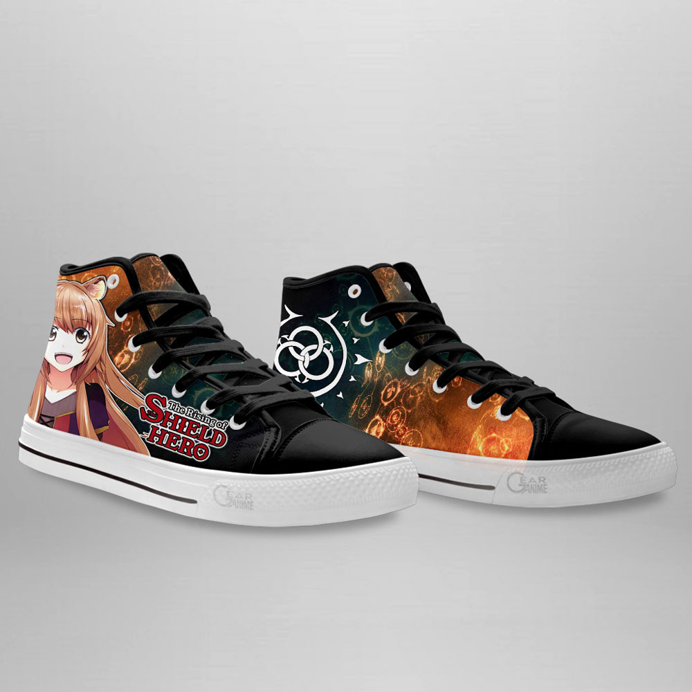 Shield Hero Raphtalia Slave Crest Anime Custom High Top Shoes